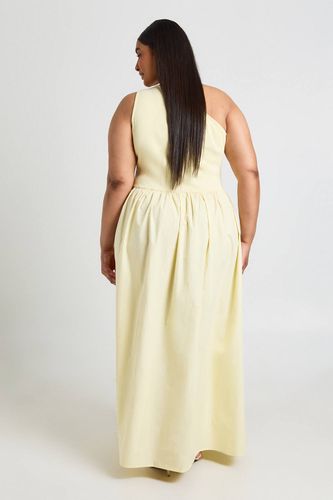 Robe Midaxi Grande Taille En Mélange De Coton Côtelé | Taille 46 - boohoo - Modalova
