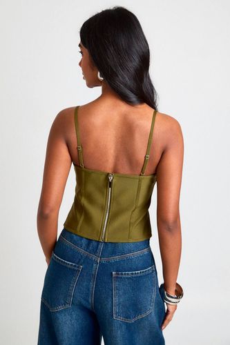 Haut Corset Bandage À Bretelles | Taille 44 - boohoo - Modalova