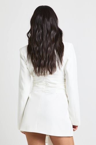 Robe Blazer Cintrée Avec Ceinture Obi Nouée À La Taille | Taille 44 - boohoo - Modalova