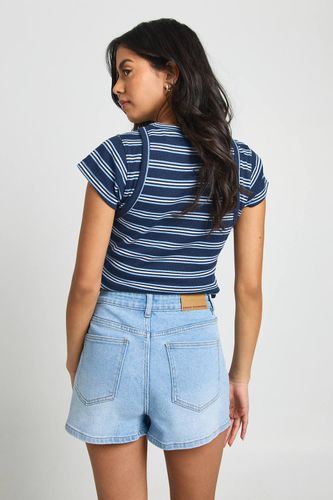 Short Mini Avec Détail De Poches Avant | Taille 44 - boohoo - Modalova