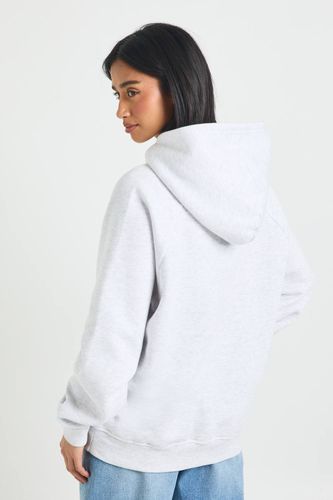 Sweat à Casynthétiqueche Surdimensionné à Coutures Raglan Petite Taille | Taille Medium - boohoo - Modalova