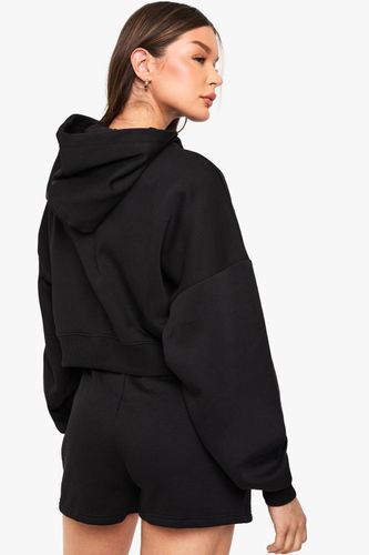 Sweat À Casynthétiqueche Oversize Zippé Avec Manches Ballon Bouffantes Coupe Ample Tall | Taille XL - boohoo - Modalova