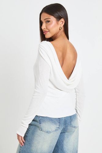 Haut À Dos Drapé Texturé Double Épaisseur | Taille 44 - boohoo - Modalova