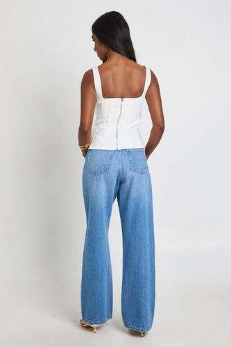 Top Corset Bandage À Encolure Carrée | Taille 38 - boohoo - Modalova