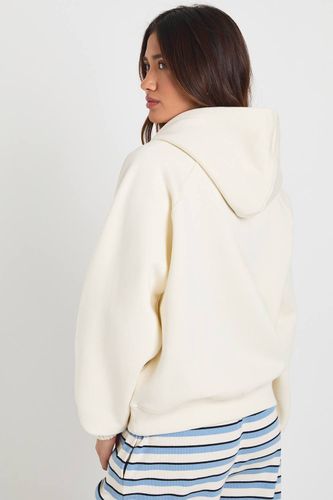 Sweat à Casynthétiqueche Zippé Coupe Ample avec Coutures Raglan | Taille Medium - boohoo - Modalova