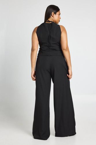 Pantalon Large Taille Haute Grande Taille | Taille 48 - boohoo - Modalova