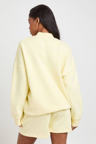 Ensemble Survêtement Sweat Détail Encolure Et Short | Taille Medium - boohoo - Modalova
