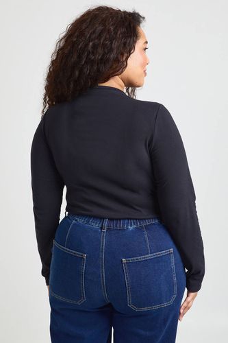 Body Manches Longues Ultra Doux À Encolure Rapportée | Taille 48 - boohoo - Modalova
