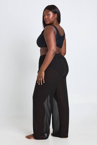 Pantalon De Plage En Mousseline Grande Taille | Taille 48 - boohoo - Modalova