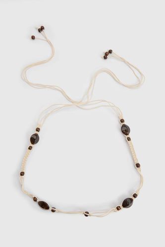 Ceinture À Détail De Corde Perlée - boohoo - Modalova