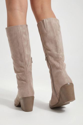 Bottes Cowboy Western À Tige Droite | Taille 41 - boohoo - Modalova