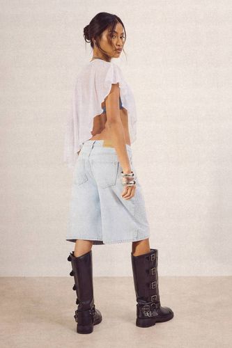 Haut Cape En Maille Transparente | Taille 44 - boohoo - Modalova
