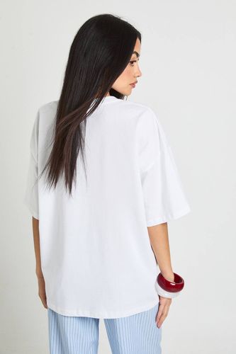 T-shirt Oversize Imprimé Margarita Épicée Devant | Taille XL - boohoo - Modalova