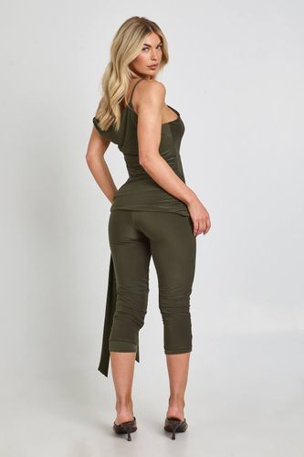 Combinaison Pantacourt Asymétrique Près Du Corps | Taille 44 - boohoo - Modalova