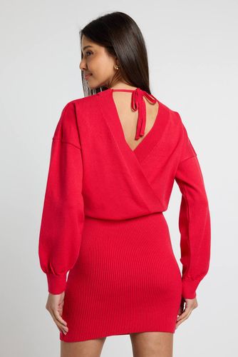 Robe Courte Cache-cœur | Taille Medium - boohoo - Modalova