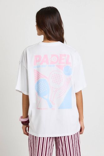 T-shirt Imprimé Padel Devant Et Dos | Taille XL - boohoo - Modalova