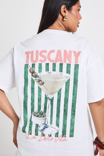 T-shirt Grande Taille Imprimé Tuscany | Taille 48 - boohoo - Modalova