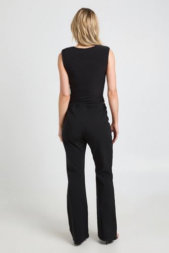 Pantalon Évasé Taille Haute Stretch Petite | Taille 42 - boohoo - Modalova