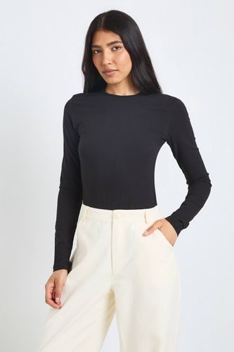 Body Tall Basique À Manches Longues Et Col Rond | Taille 46 - boohoo - Modalova