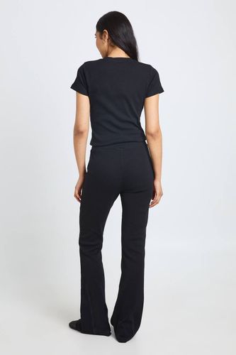 Legging Évasé Côtelé Basique Tall | Taille 40 - boohoo - Modalova
