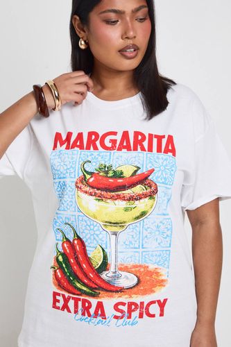 T-shirt Grande Taille Margarita | Taille 52 - boohoo - Modalova