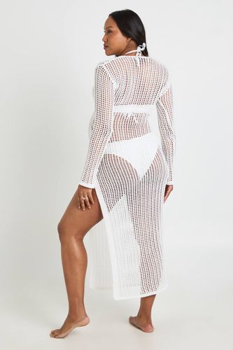 Robe Maxi De Plage En Crochet Enceinte | Taille 46 - boohoo - Modalova