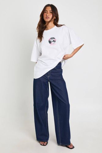 T-shirt Oversize Boule Disco Et Bisous | Taille Medium - boohoo - Modalova