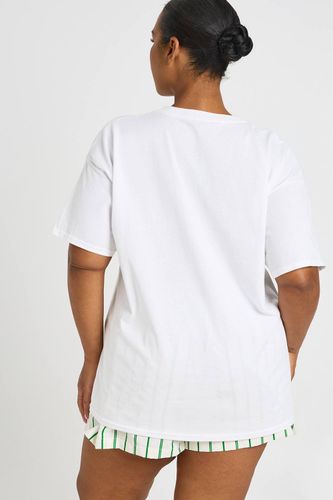T-shirt Imprimé Copacabana Grande Taille | Taille 48 - boohoo - Modalova