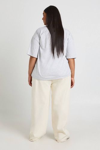 T-shirt Oversize Basique Grande Taille | Taille 46 - boohoo - Modalova