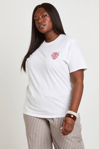 T-shirt Oversize Grande Taille Lucky Girl | Taille 46 - boohoo - Modalova