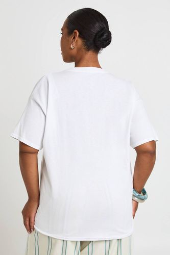 T-shirt Imprimé Sunshine Grande Taille | Taille 48 - boohoo - Modalova