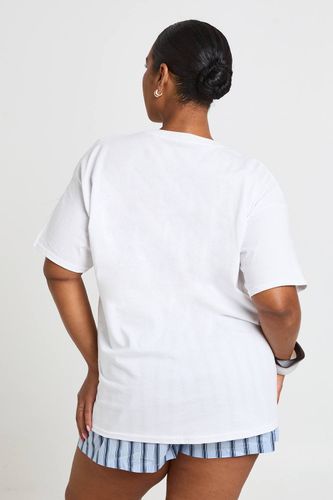 T-shirt Imprimé Grande Taille Ibiza Pour Le Week-end | Taille 48 - boohoo - Modalova