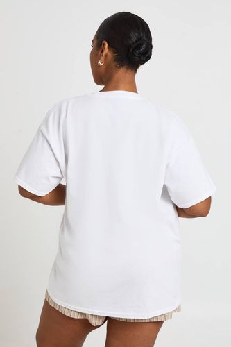 T-shirt Imprimé Positano Grande Taille | Taille 48 - boohoo - Modalova