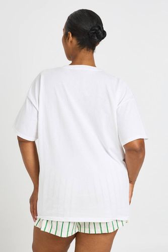 T-shirt Imprimé Breakfast Club Grande Taille | Taille 46 - boohoo - Modalova