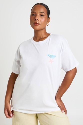 T-shirt Imprimé Coquillages Grande Taille | Taille 48 - boohoo - Modalova