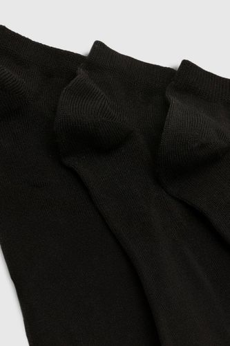 Femme Trainer Socks 3 Pack Noir - boohoo - Modalova