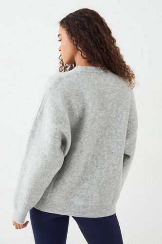 Synthétiquell Col Rond Surdimensionné en Maille | Taille 2XL - DSGN Studio - Modalova
