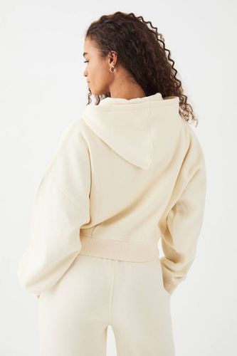Sweat à Casynthétiqueche Zippé Boxy Script | Taille 2XL - DSGN Studio - Modalova