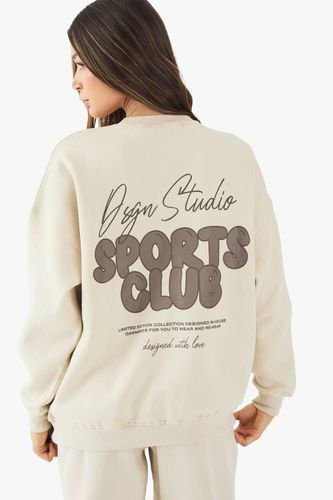 Sweatshirt Oversize Sports à Slogan Bulle | Taille XL - DSGN Studio - Modalova
