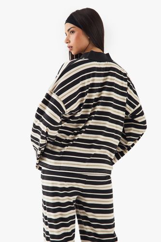 Haut Oversize à Col et Rayures | Taille Medium - DSGN Studio - Modalova
