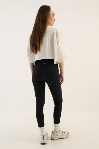 Legging de Sport Taille Haute avec Détail Poche | Taille 2XL - DSGN Studio - Modalova