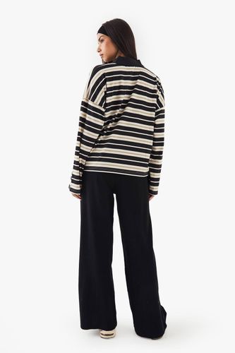 Pantalon Large à Côtes Brodées | Taille 2XL - DSGN Studio - Modalova
