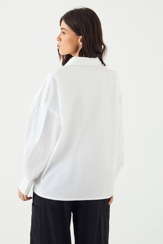 Chemise en Popeline de Coton Oversize | Taille 2XL - DSGN Studio - Modalova