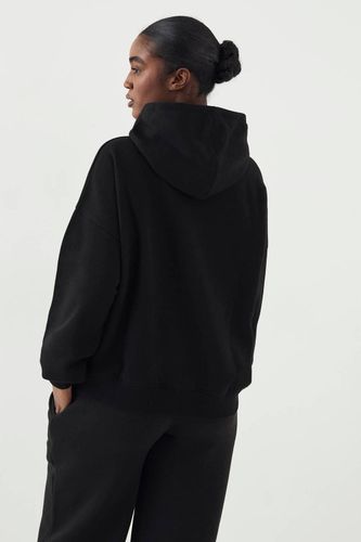 Sweat à Casynthétiqueche Oversize avec Appliqué en Tissu Éponge | Taille Medium - DSGN Studio - Modalova