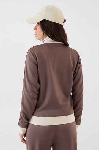Veste de Survêtement Zippée en Tricot Contrasté | Taille XS - DSGN Studio - Modalova