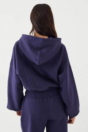 Sweat à Casynthétiqueche Zippé Sport Coupe Boxy Crop avec Ourlet Resserré | Taille XL - DSGN Studio - Modalova