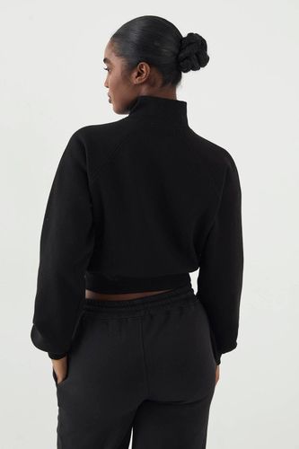 Sweatshirt Sport Col Cheminée Raglan Bomber | Taille Medium - DSGN Studio - Modalova