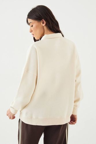 Sweatshirt à Col Rugby Script | Taille 50 - DSGN Studio - Modalova