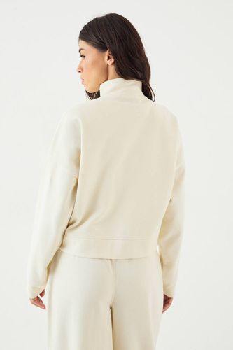 Bomber à Col Montant et Fermeture Zippée en Maille Interlock | Taille Medium - DSGN Studio - Modalova