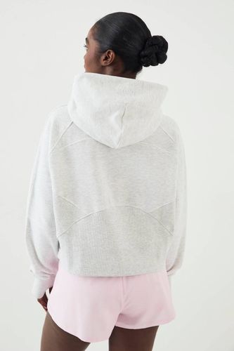 Sweat à Casynthétiqueche Demi-Zip à Panneaux Côtelés | Taille Medium - DSGN Studio - Modalova